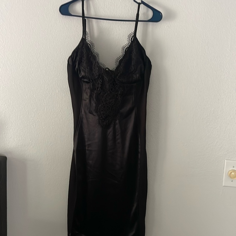 Sexy Sultry thoughts Satin dress